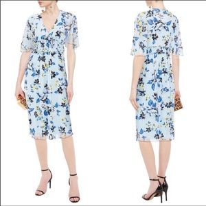 Diane Von Furstenberg Nala Floral Midi Dress Small